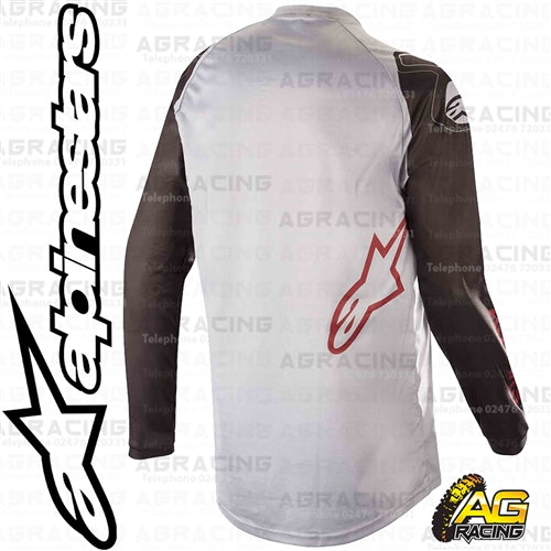 Alpinestars  Racer Tactical Black Grey Burgundy Race Jersey