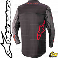 Alpinestars  Racer Tactical Black Gray Grey Camo Red Fluo Race Jersey