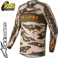 Alpinestars  Racer Tactical Military Sand Camo Tangerine Race Jersey