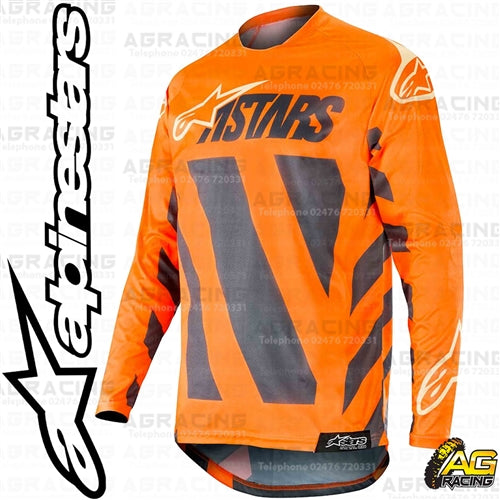 Alpinestars  Racer Braap Anthracite Orange Fluo Sand Race Jersey