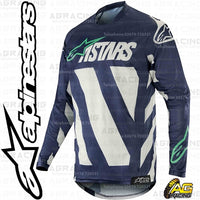 Alpinestars  Racer Braap Cool Grey Dark Navy Teal Race Jersey