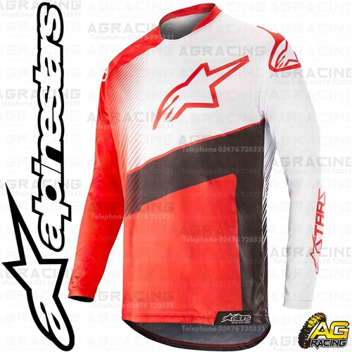 Alpinestars  Racer Supermatic Red Black White Race Jersey
