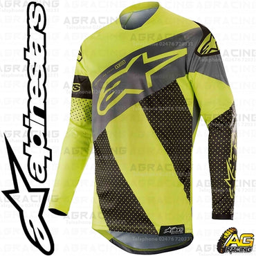 Alpinestars  Racer Tech Atomic Black Yellow Fluo Grey Race Jersey