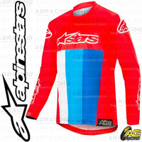Alpinestars  Racer Venom Red White Blue Youth Children's Race Jersey