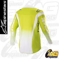 Alpinestars 2023 Racer Push Yellow Flo White Kids Jersey