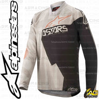 Alpinestars  Racer Factory Grey Black Rust Youth Children's Race Jersey