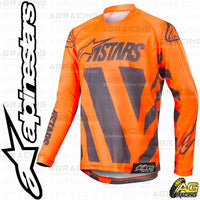 Alpinestars  Racer Braap Anthracite Orange Fluo Youth Children's Race Jersey