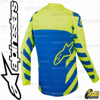 Alpinestars Racer Braap Blue Yellow Fluo Kids Jersey
