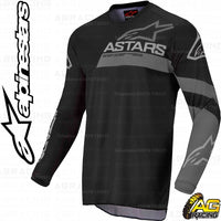Alpinestars  Racer Graphite Black Dark Grey Gray Youth Children's Race Jersey