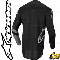 Alpinestars  Racer Graphite Black Dark Grey Gray Youth Children's Race Jersey