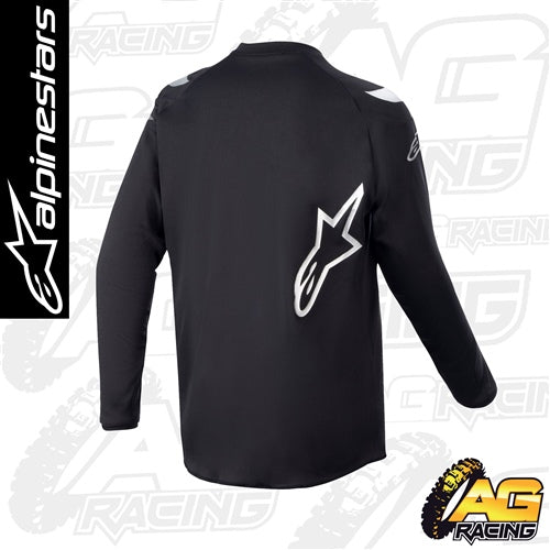 Alpinestars 2023 Racer Graphite Black Reflective Kids Jersey
