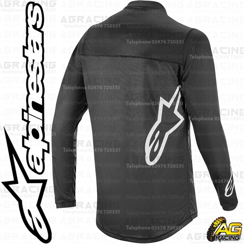 Alpinestars  Racer Graphite Black Dark Grey Youth Children's Race Jersey