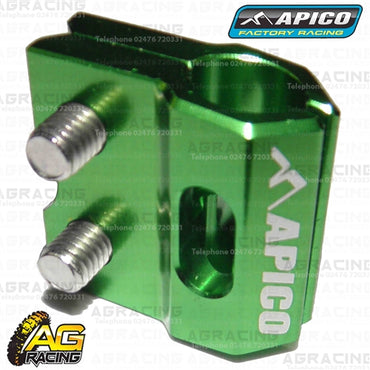 Apico Green Brake Hose Line Clamp For Kawasaki KX 65 2000-2018 Motocross Enduro