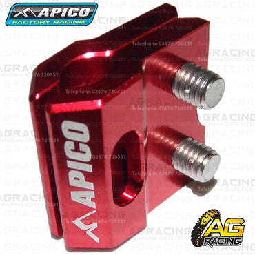 Apico Red Brake Hose Line Clamp For Kawasaki KX 65 2000-2018 Motocross Enduro