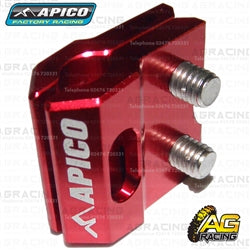 Apico Red Brake Hose Line Clamp For Kawasaki KX 80 1988-2000 Motocross Enduro