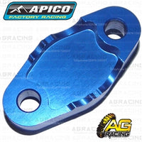 Apico Blue Brake Hose Line Clamp For Husqvarna TE 250i 2018 Motocross Enduro