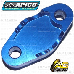 Apico Blue Brake Hose Line Clamp For Husqvarna TX 125 2017-2018 Motocross Enduro