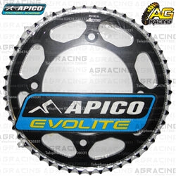 Apico Evolite Black Rear Sprocket 420 Pitch For Honda CR 80RB 1986-2001