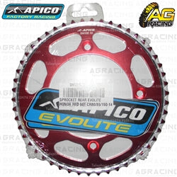 Apico Evolite Red Rear Sprocket 420 Pitch For Honda CRF 150R 2007-2018