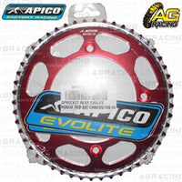 Apico Evolite Red Rear Sprocket 420 Pitch For Honda CRF 150R 2007-2018
