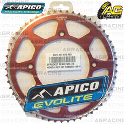 Apico Evolite Red Rear Sprocket 420 Pitch For Honda CRF 150R 2007-2018