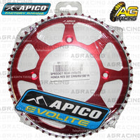 Apico Evolite Red Rear Sprocket 420 Pitch For Honda CR 80R 1986-2001