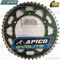 Apico Evolite Green Rear Sprocket 520 Pitch For Kawasaki KX 125 1990-2008