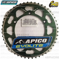 Apico Evolite Green Rear Sprocket 520 Pitch For Kawasaki KLX 450R 2008-2018