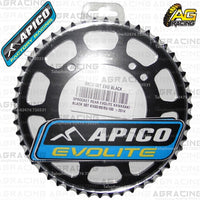 Apico Evolite Black Rear Sprocket 420 Pitch For Kawasaki KX 80 1988-2000