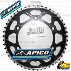 Apico Evolite Black Rear Sprocket 520 Pitch For Yamaha WR 450F 2003-2018