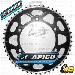 Apico Evolite Black Rear Sprocket 520 Pitch For Suzuki RM 250 1989-2008