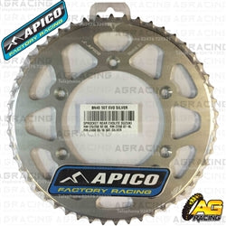 Apico Evolite Silver Rear Sprocket 520 Pitch For Suzuki RM 250 1989-2008