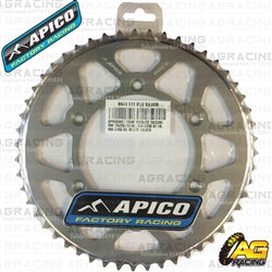 Apico Evolite Silver Rear Sprocket 520 Pitch For Suzuki RMZ 250 2007-2018