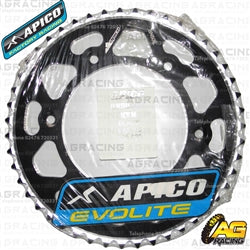 Apico Evolite Black Rear Sprocket 520 Pitch For Husqvarna FX 350 2017-2018