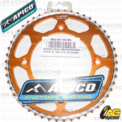 Apico Evolite Orange Rear Sprocket 428 Pitch For KTM SX 85 BW 2003-2018