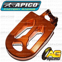 Apico Pro Bite Pro-Bite Orange Wide Footpegs Pegs For KTM SX-F 350 2016-2018 Motocross Enduro