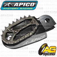 Apico Pro Bite Pro-Bite Titanium Grey Wide Footpegs Pegs For KTM EXC 525 1998-2016 Motocross Enduro
