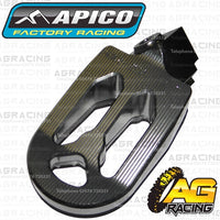 Apico Pro Bite Pro-Bite Titanium Grey Wide Footpegs Pegs For Beta RR 2T 250 2013-2018 Motocross Enduro