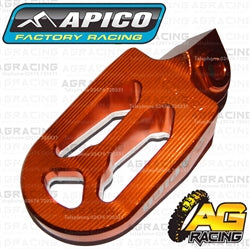 Apico Pro Bite Pro-Bite Orange Wide Footpegs Pegs For Husqvarna TC 85 2014-2017 Motocross Enduro
