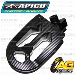 Apico Pro Bite Pro-Bite Black Wide Footpegs Pegs For Suzuki RMZ 450 2012-2018 Motocross Enduro
