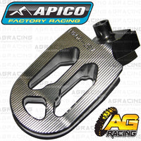 Apico Pro Bite Pro-Bite Titanium Grey Wide Footpegs Pegs For Yamaha YZ 85 2003-2018 Motocross Enduro