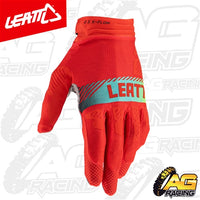 Leatt 2023 Gloves 2.5 X-Flow Red NanoGrip Adult Moto MX Motocross Enduro Quad