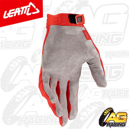 Leatt 2023 Gloves 2.5 X-Flow Red NanoGrip Adult Moto MX Motocross Enduro Quad