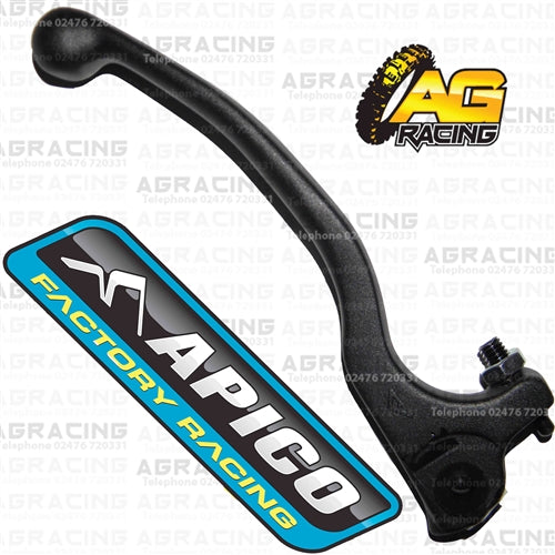 Apico Forged Black Long Front Brake Lever For Trials AJP Long