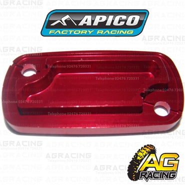 Apico Red Front Brake Master Cylinder Cover For Honda CR 80R 1996-2002 Motocross Enduro