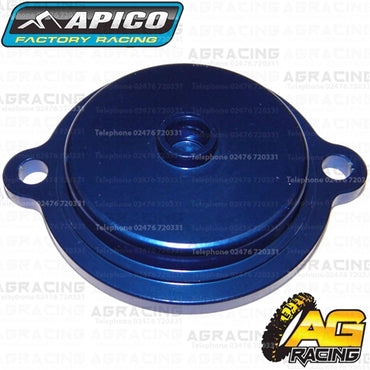 Apico Blue Oil Filter Cover Cap For KTM EXC 450 2012-2015 Motocross Enduro
