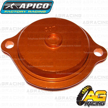 Apico Orange Oil Filter Cover Cap For KTM SX-F 250 2006-2012 Motocross Enduro