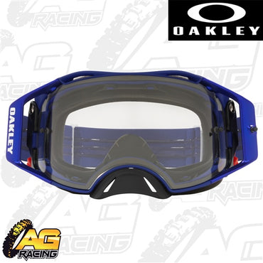 Oakley 2023 Airbrake MX Goggles Moto Blue Clear Lens Motocross Enduro ATV Quad