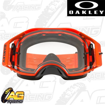 Oakley 2023 Airbrake MX Goggles Orange Clear Lens Motocross Enduro ATV Quad