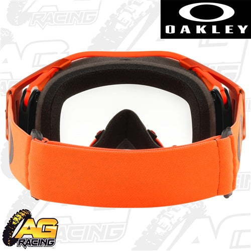 Oakley 2023 Airbrake MX Goggles Orange Clear Lens Motocross Enduro ATV Quad